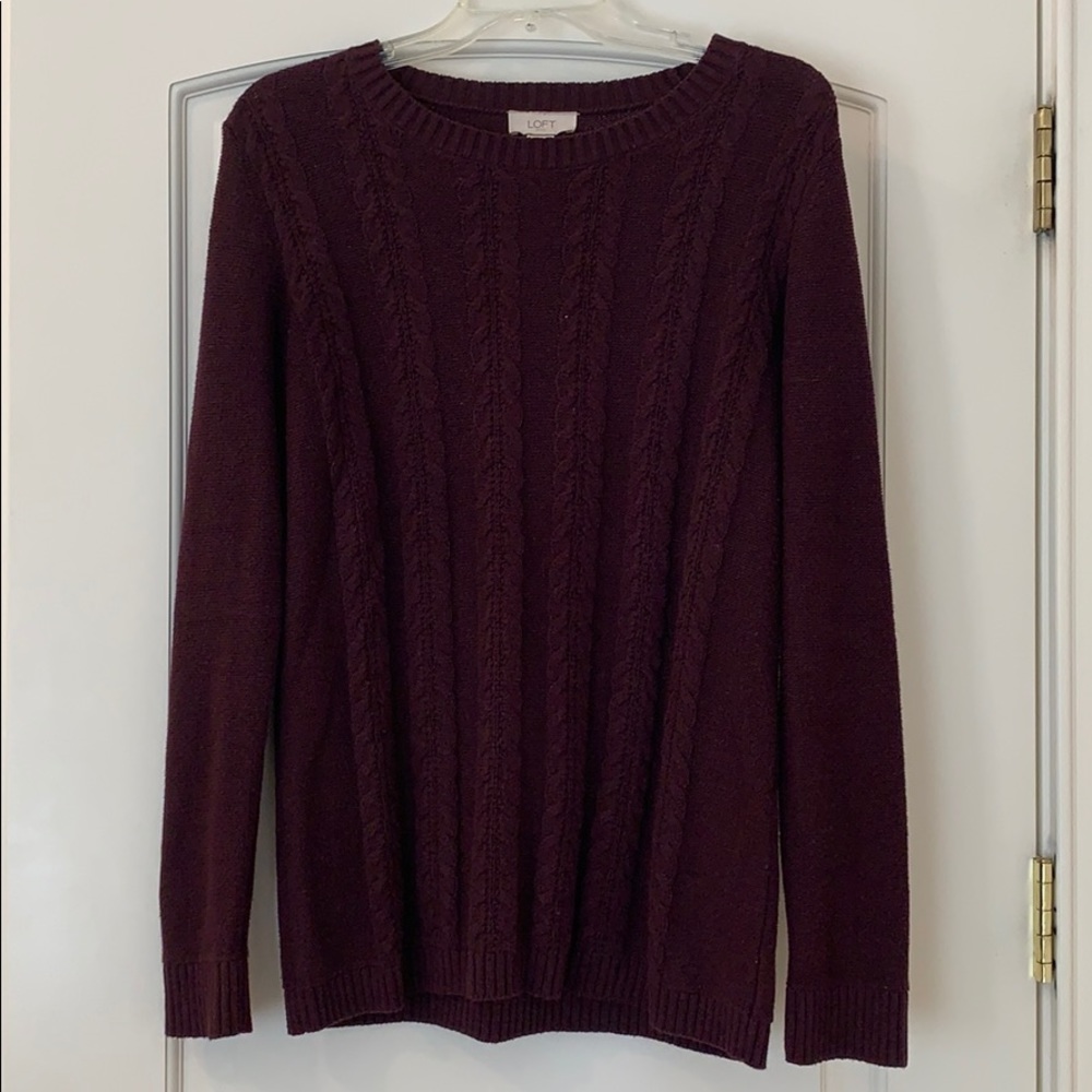 Loft Cable Knit Sweater